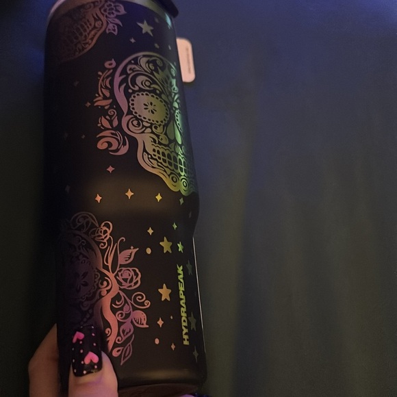 NWT Hydrapeak Halloween Sugar Skull Tumbler 💀☠️💀 - Picture 6 of 8